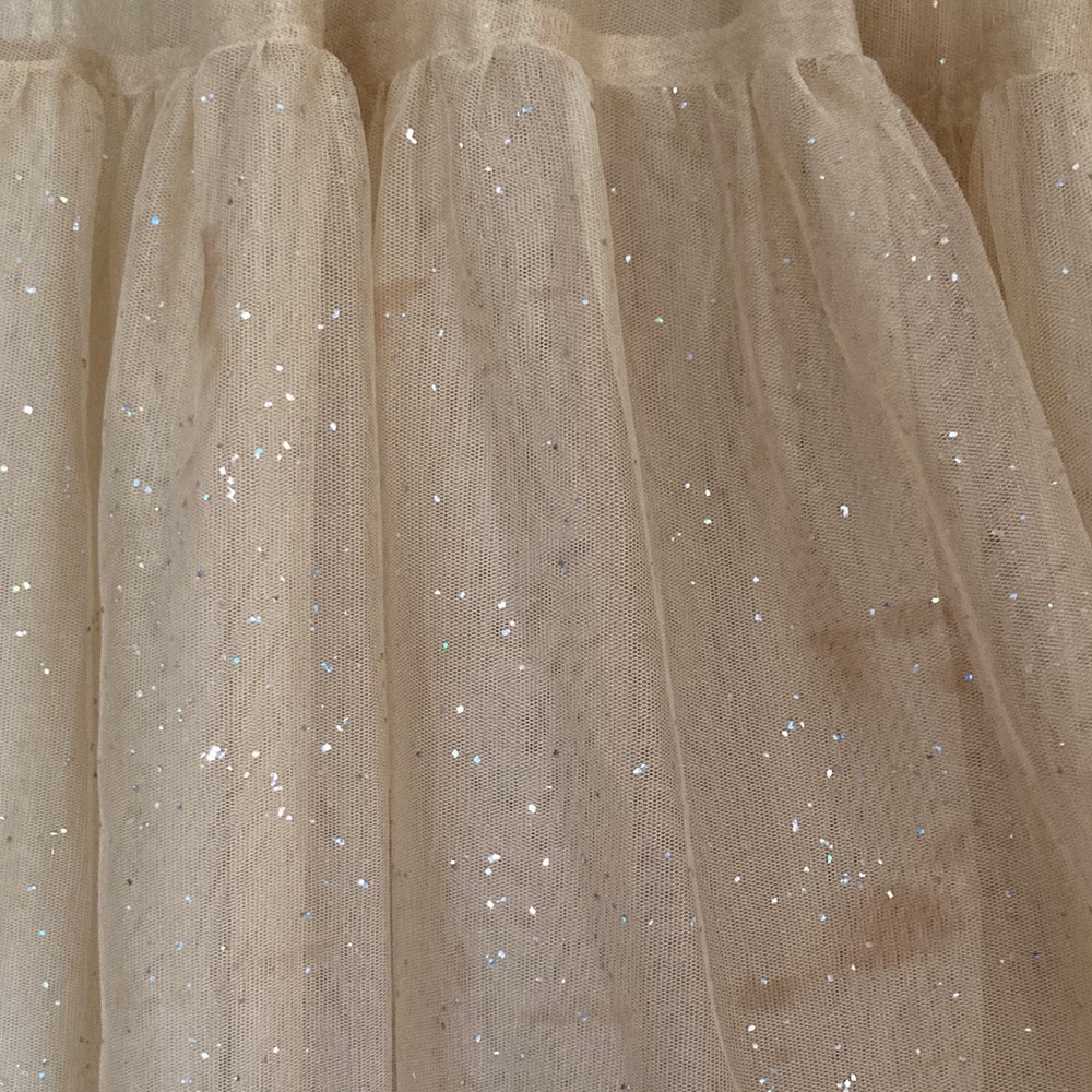 Mary-Kate and Ashley Y2K Gold Tulle Skirt - Picture 2 of 4